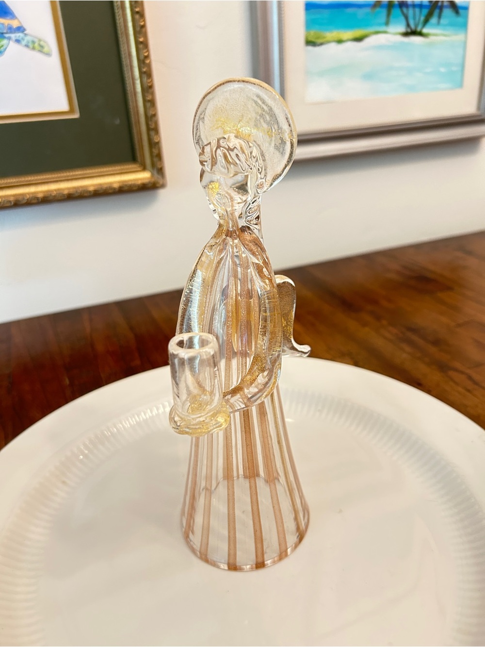 Murano Glass Angel Figurine